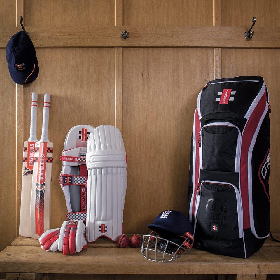 Close-up of a handcrafted cricket bat